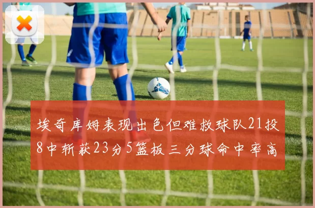 埃奇库姆表现出色但难救球队21投8中斩获23分5篮板三分球命中率高达45